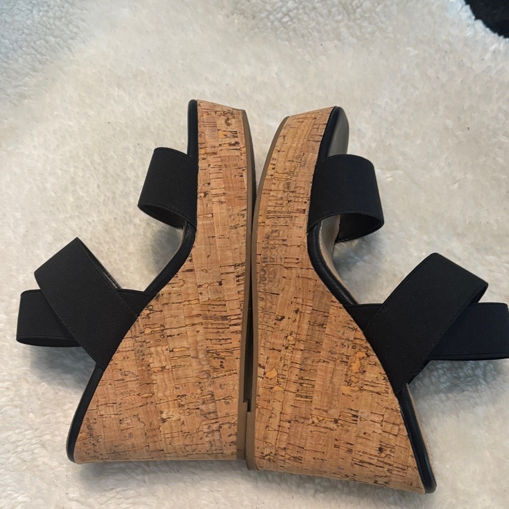 Limelight Black Double Strap Mules - Picture 5 of 6